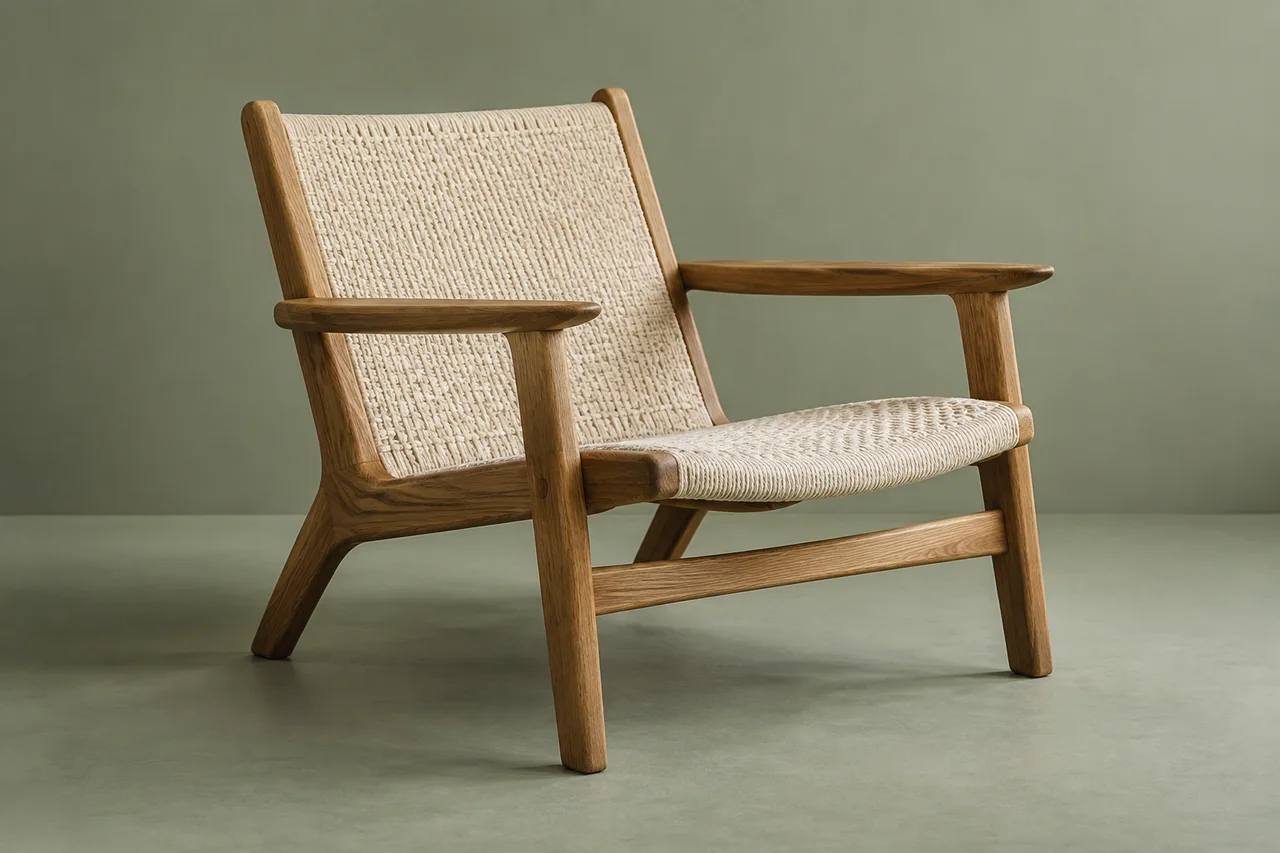 The reading chair — illustrative product photograph
